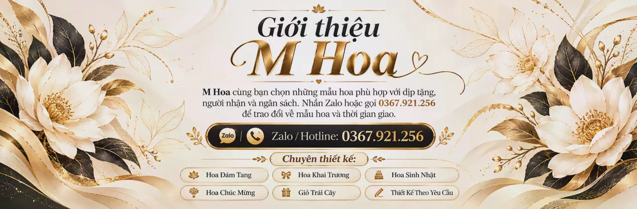 Ảnh bìa Shop hoa tươi Phường Hiệp Thành Cà Mau - Tư vấn mẫu hoa hợp ngân sách